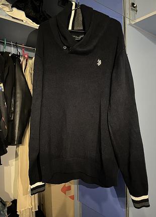 Светр чоловічий u.s. polo assn. синій xl(по факту l)