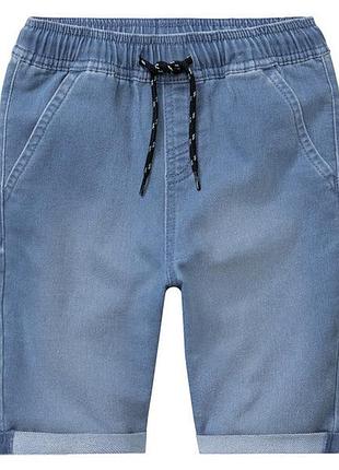 Шорти джинсові з відворотами для хлопчика pepperts lycra® 407498 158 см (12-13 years) блакитний