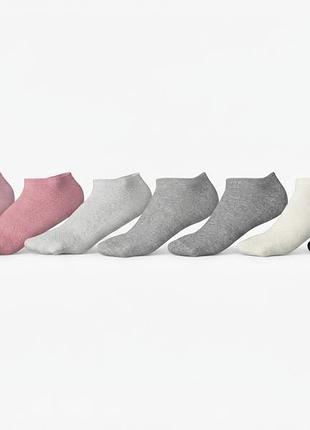 Носки набор 7 пар короткие для девочки pepperts by esmara kids 509514-д 31-34 комбинированный