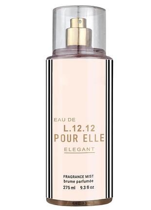 Парфумований спрей для тіла lacoste eau de lacoste l.12.12 pour elle elegant exclusive euro 275 мл