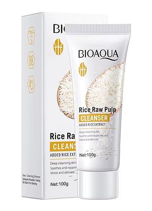 Гель для вмивання bioaqua rice 100 г