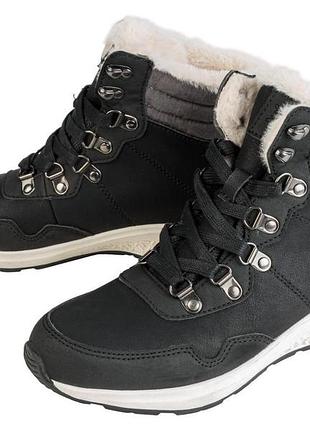Термо-черевики waterproof для жінки esmara lidl 457164 38 чорний