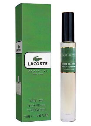 Парфюм масляный мужской lacoste essential 10 мл