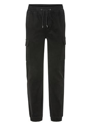 Брюки карго cargo для мужчины livergy lycra® 456941 m черный