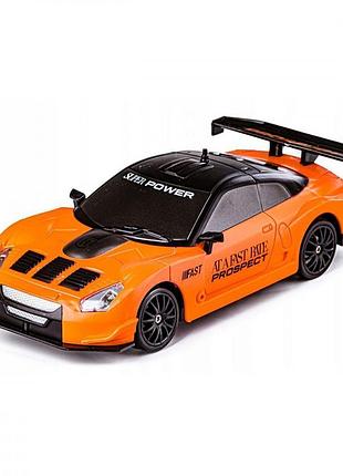 Машинка для дрифта на радиоуправлении nissan gt-r gt3 orange