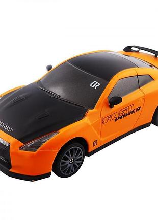 Машинка для дрифта на радиоуправлении nissan gt-r yellow