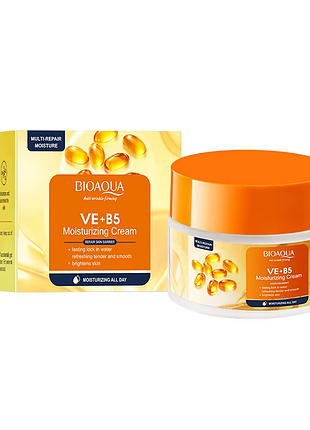 Крем для обличчя bioaqua vitamin e+b5 multi-effets живильний, зволожуючий 50 г