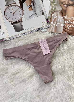 Трусики стринги рожеві h&m 2
