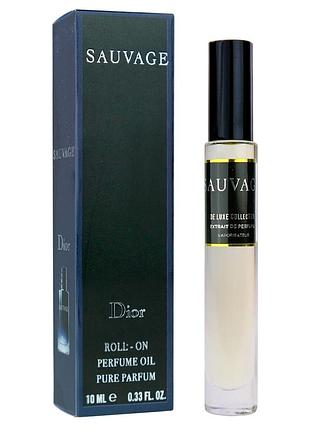 Парфюм масляный мужской dior sauvage 10 мл
