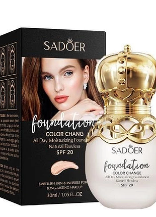 База под макияж sadoer foundation color chang spf20 no01 natural 30 г