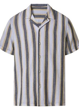 Сорочка муслінова з коротким рукавом для чоловіка livergy by esmara men 502855_538636 xl різнобарвний