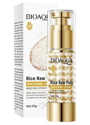 Сироватка-есенція для обличчя bioaqua rice для освітлення та вирівнювання тону шкіри 35 г