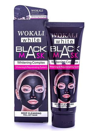 Черная маска для лица wokali black mask wkl402