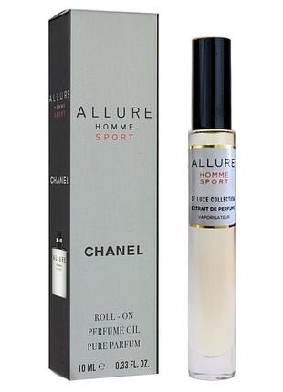 Парфум масляний чоловічий chanel allure homme sport 10 мл