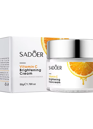 Крем для обличчя sadoer vitamin c освітлювальний 50 г