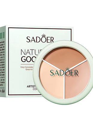 Консилер для обличчя sadoer naturally good skin oil control 3в1 10.5 г