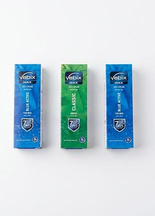Дезодорант-  антипреспірантний  крем від потливості vebix deo cream max 🔥🔥🔥