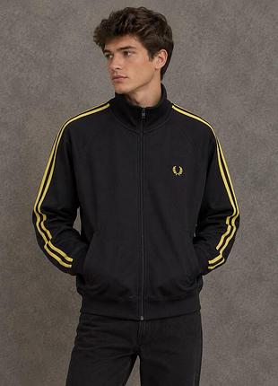 Олімпійка fred perry на лампасах худі світшот фред пері