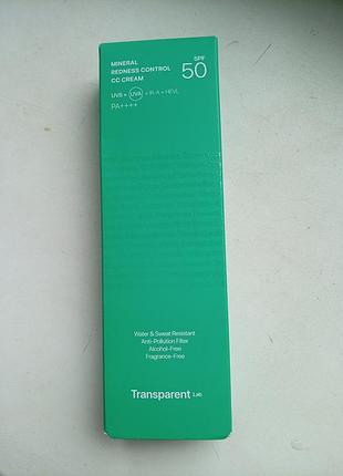 Cc cream мінеральний сонцезахисний крем  transparent 45 ml
