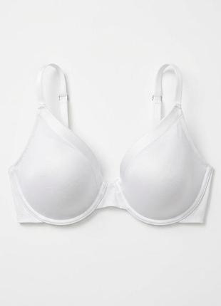 Жіночий гладенький базовий бюстгальтер primark cares (без пуш-ап, вшиті бретелі) 70d білий б-1116/17