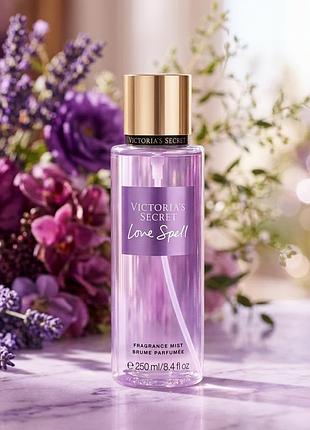 Парфюмированный спрей для тела victoria's secret love spell (виктория секрет лав спел) - мист 250 мл