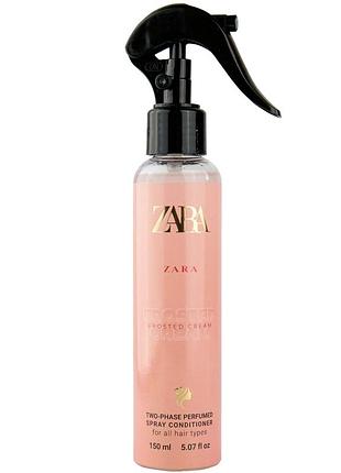Двухфазный парфюмированный спрей-кондиционер для волос zara frosted cream brand collection 150 мл