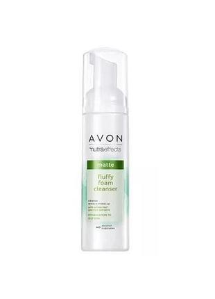 Очищающая пенка для умывания "матирование" avon nutraeffects, 150ml