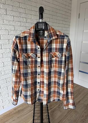 Сорочка в клітинку плотна h&m