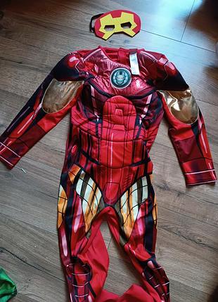 Карнавальний костюм з маскою залізна людина супергерой marvel