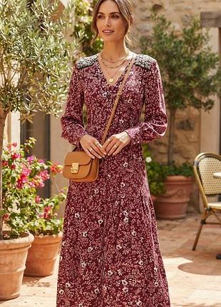 Стильне квіткове плаття marks spenser