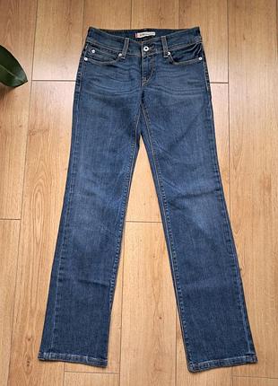 Джинсы женские levi's 570 27/34, прямые, средняя посадка