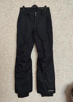 Женские утепленные лыжные брюки черного цвета columbia bugaboo omni-heat pant размер xs