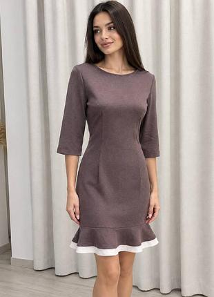 Коричневе плаття коротк коричнева сукня сарафан коротке бохо вінтаж