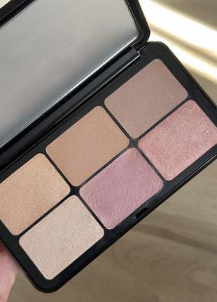 Палітра для макіяжу kiko milano, палетка kiko milano irresistible total look face powder palette