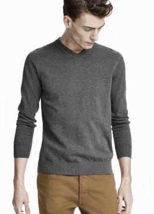 Мужская кофта свитерок h&m 100% коттон