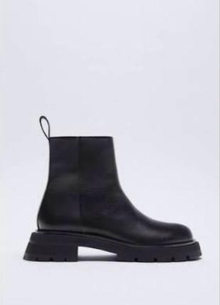 Черевики жіночі zara чорні
