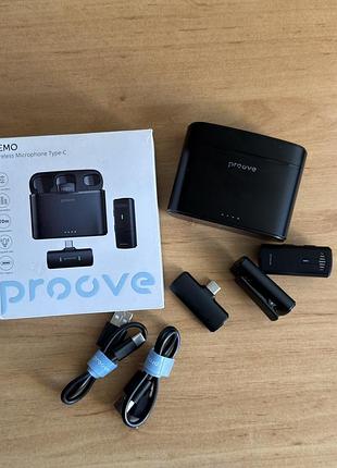 Якісний бездротовий петличний мікрофон proove