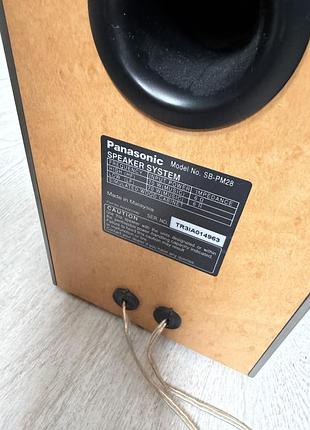 Panasonic sa-pm28 музичний центр + 2 колонки 7