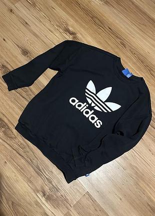 Світшот adidas originals оверсайз чорний
