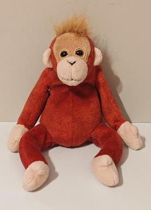 Ty beanie baby sweetheart retired orangutan monkey bean bag stuffed animal plush