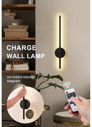 Настінний акумуляторний led світильник strip light, см, світлодіодне бра