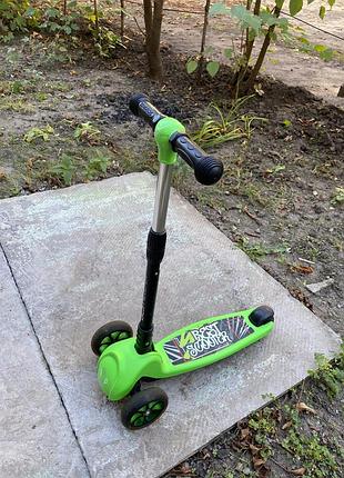 Дитячий триколісний самокат бренду best scooter