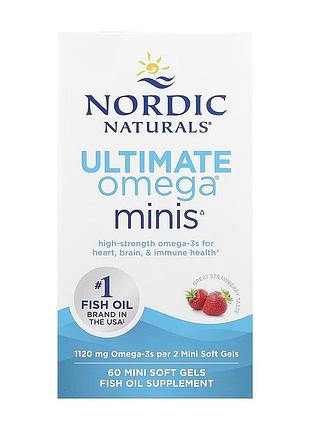 Ultimate omega 2x minis - 60 mini softgels
