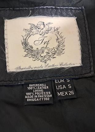 Шкіряна куртка жіноча zara 4