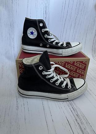 Кеди унісекс converse all star високі чорні