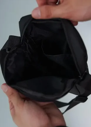 Чоловіча барсетка nike, сумка чорна спорт через плече найк 4