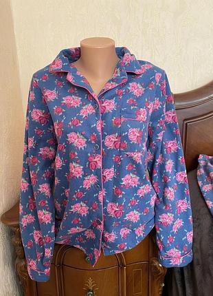 Піжама флісова sleepwear квітковий принт з німеччини