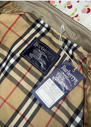Плащ чоловічий burberry вінтажний бежевий в клітинку