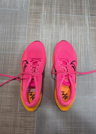 Женские беговые кроссовки nike zoom fly 5, розовые, 40 размер