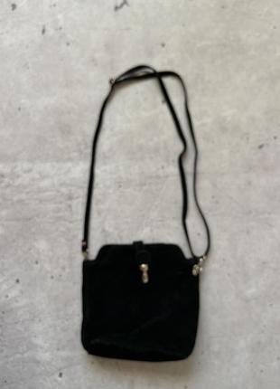 Замшева сумка крос-боді brandy melville